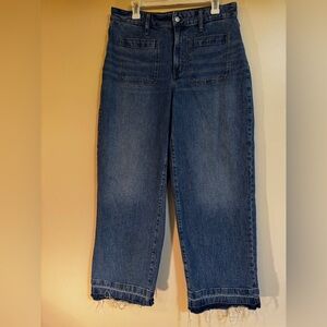 Madewell Blue Ankle Cropped Jeans